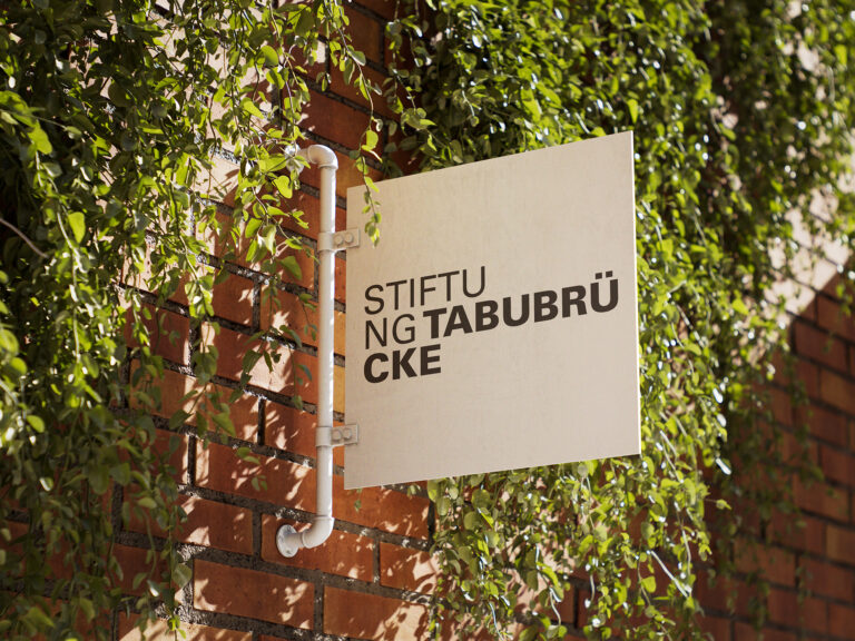Die Wortmarke der Stiftung Tabubrücke